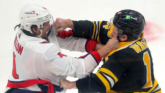 Final: Capitals 3, Bruins 2 (OT) - Oshie wins it  taken at BSJ Headquarters  (Bruins)